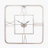 Square Metal Wall Clock