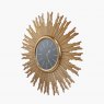 Luna Gold Starburst Wall Clock