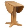 Budleigh Light Oak Round Drop Leaf Table