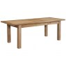 Budleigh Light Oak Large Dining Table With 2 Extensions