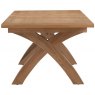 Budleigh Light Oak X-Leg Extending Table