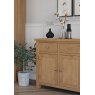 Budleigh Light Oak 2 Door Sideboard