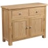 Budleigh Light Oak 2 Door 2 Drawer Deep Sideboard