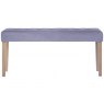 Budleigh Medium Velvet Dining Bench (104cm)