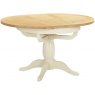 Budleigh Painted Round Extending Pedestal Dining Table