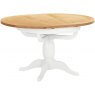 Budleigh Painted Round Extending Pedestal Dining Table