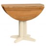Budleigh Painted Round Drop Leaf Dining Table