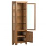 Budleigh Rustic Glazed Corner Display Unit