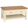Budleigh Painted Coffee Table With 2 Drawers