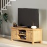 Budleigh Light Oak Large TV Unit