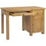 Budleigh Light Oak Single Pedestal Desk