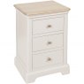 Braunton 3 Drawer Bedside Chest