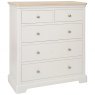 Braunton 2 Over 3 Drawer Chest