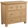 Budleigh Light Oak 2 Over 2 Drawer Chest