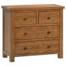 Budleigh Rustic 2 Over 2 Drawer Chest