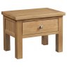Budleigh Light Oak Side Table With Drawer Budleigh Light Oak Side Table With Drawer