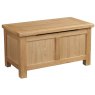 Budleigh Light Oak Blanket Box