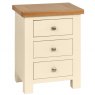 Budleigh Painted 3 Drawer Bedside Chest