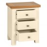 Budleigh Painted 3 Drawer Bedside Chest