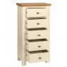 Budleigh Painted 5 Drawer Tall Chest