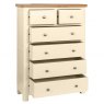 Budleigh Painted 2 Over 4 Drawer Chest