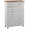 Budleigh Painted 2 Over 4 Drawer Chest