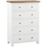 Budleigh Painted 2 Over 4 Drawer Chest