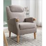 Haven Fireside Chair In Taupe