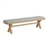 Harcourt Cross Leg Dining Bench