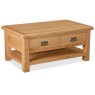 Abingdon Large Coffee Table With Drawer & Shelf