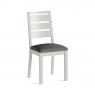 Compton Dining Chair In Grey Boucle