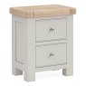 Harcourt Bedside Chest In Grey Painted Finish