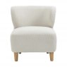 Kinsley Accent Chair In White