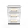 Brooklyn 3 Drawer Locker In White