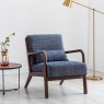Inca Accent Chair In Navy