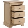 Braunton Oak 3 Drawer Bedside