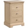 Braunton Oak 3 Drawer Bedside