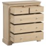 Braunton Oak 2 Over 3 Drawer Chest