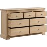Braunton Oak 3 Over 4 Drawer Chest