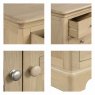 Braunton Oak 2 Drawer Bedside