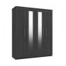 Porto 4 Door Robe With 2 Mirrors