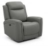 Rowan Power Recliner In Leather Match