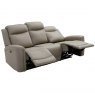 Rowan 3 Seater Power Recliner Sofa In Leather Match