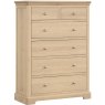 Braunton Oak 2 Over 4 Drawer Chest