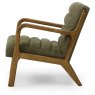 Serenity Accent Chair In Olive Chenille