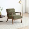 Serenity Accent Chair In Olive Chenille