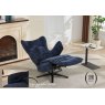 Everleigh Swivel Dual Motor Power Recliner In Navy