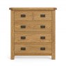 Abingdon 2 Over 3 Drawer Chest