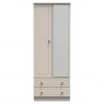 Bude 2ft6 2 Drawer Mirror Robe