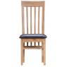 Bradfield Slat Back Chair With PU Seat (Set Of 2)